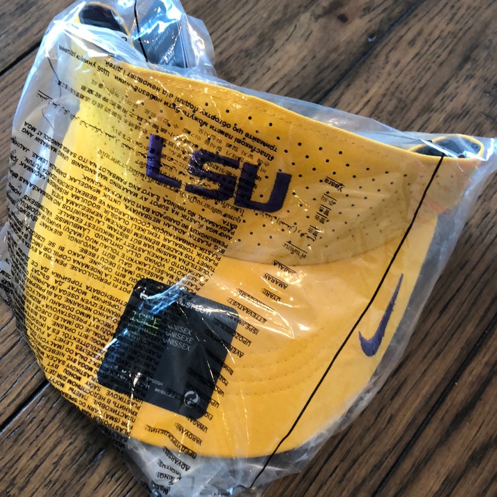 Gold LSU Visor